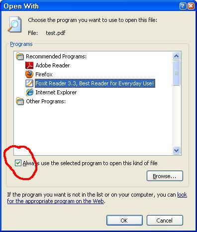 Choose The Programs That Windows Uses By Default