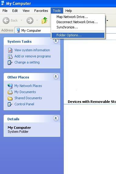 Windows Folder View